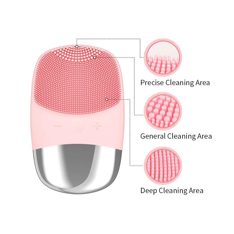 LumaSkin™ Electric Face Cleansing Brush Sonic Electric Facial Cleanser Brush
