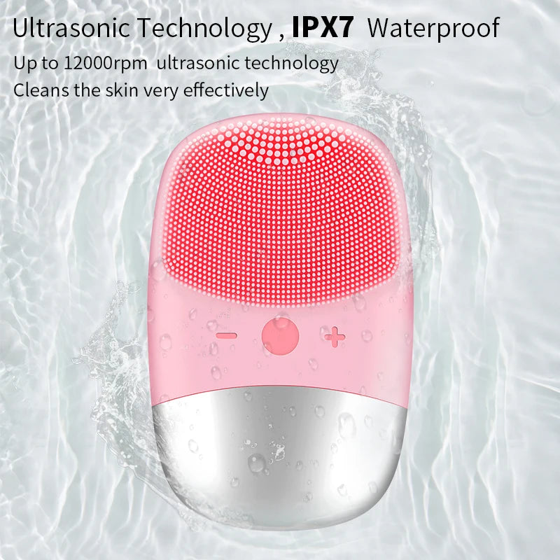 LumaSkin™ Electric Face Cleansing Brush Sonic Electric Facial Cleanser Brush