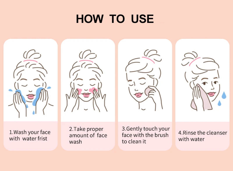 LumaSkin™ Electric Face Cleansing Brush Sonic Electric Facial Cleanser Brush