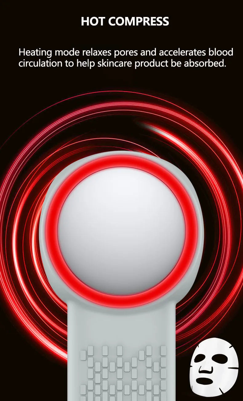 6 in 1 LumaSkin™ Sonic Facial Cleansing Brush with Thermal Function