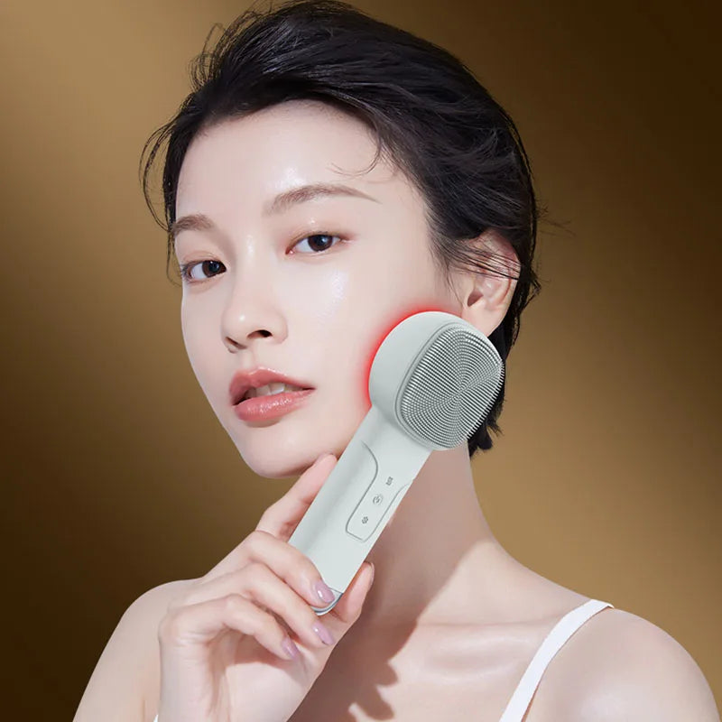 6 in 1 LumaSkin™ Sonic Facial Cleansing Brush with Thermal Function