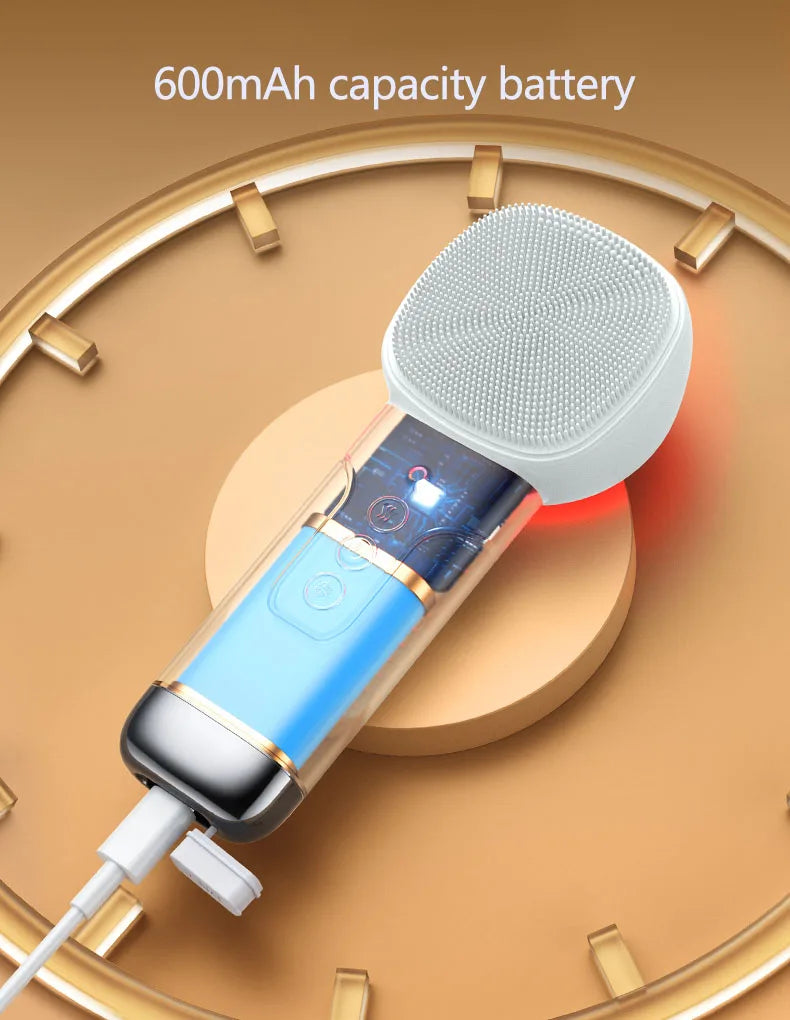 6 in 1 LumaSkin™ Sonic Facial Cleansing Brush with Thermal Function