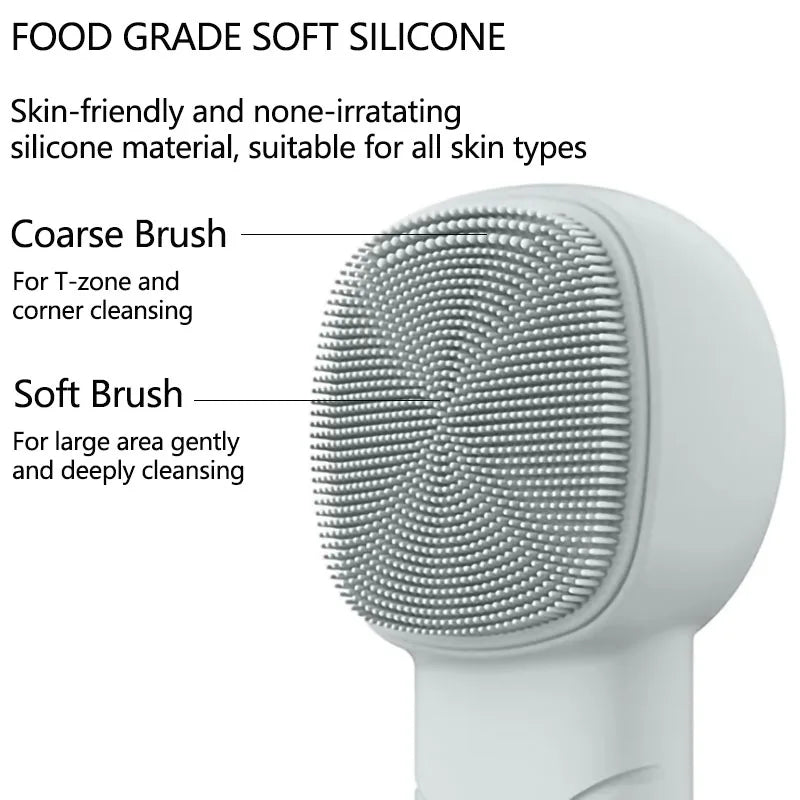 6 in 1 LumaSkin™ Sonic Facial Cleansing Brush with Thermal Function