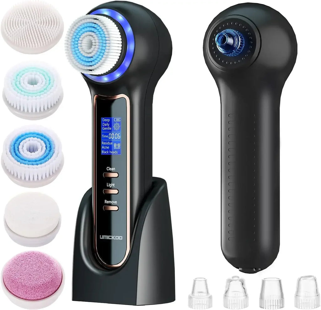 5 in 1 LumaSkin™ Electric Facial Cleansing Brush Blackhead Remover Vacuum